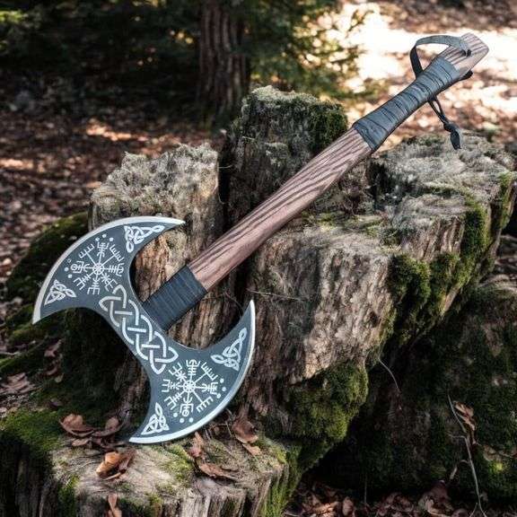 Double-Headed Viking Berserker Axe
