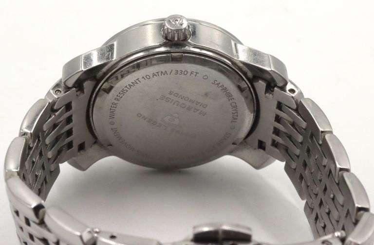 Swiss Legend SL-23024F stainless steel and diamond quartz watch
