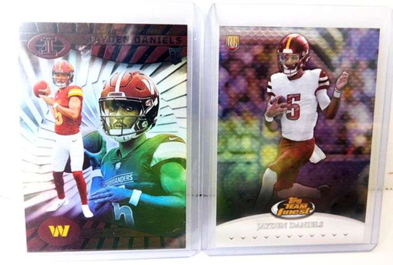 2 Jayden Daniels Football Cards