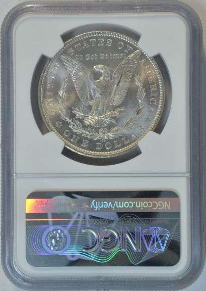 Super PQ Gem BU 1904-O Morgan Silver Dollar. NGC MS65
