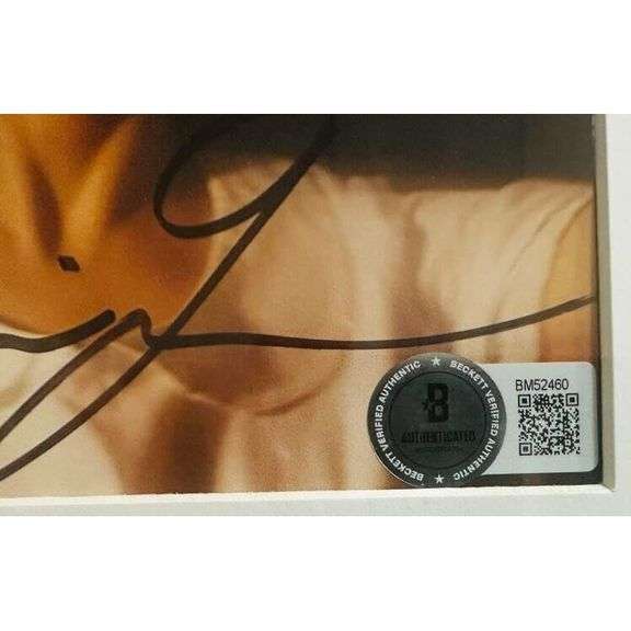 Ariana Grande Signed Eternal Sunshine Framed CD Cover
