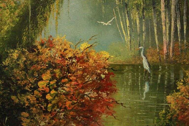 Enchanting Original Art by Bacci Jesus Villaflor Bacci Jesus Villaflor Everglade Sunset