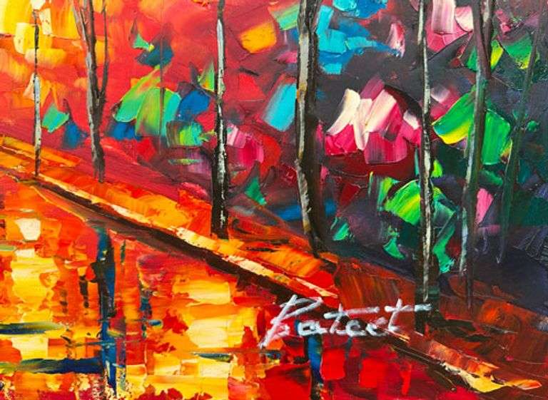 ONE OF A KIND BEAUTIFUL PAINTING ON CANVAS