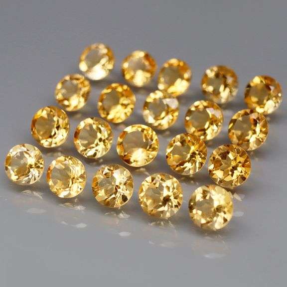 Ravishing 9.48ct top golden eye clean Citrine set