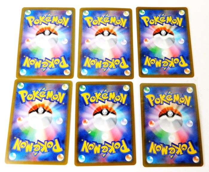 6 Pokémon Japanese Hologram Trade Cards