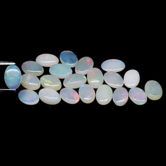 Smoldering 5.49ct unheated Jelly Opal set