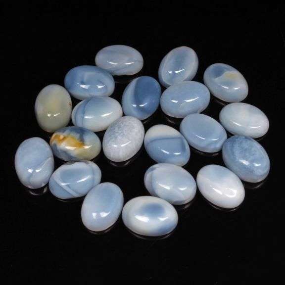 Substantial 97.10ct set of untreated Australian Blue Opals!