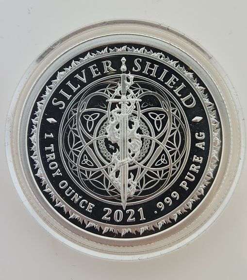 2021 Anti-Death Proof Silver Medallion, 1 OZT.