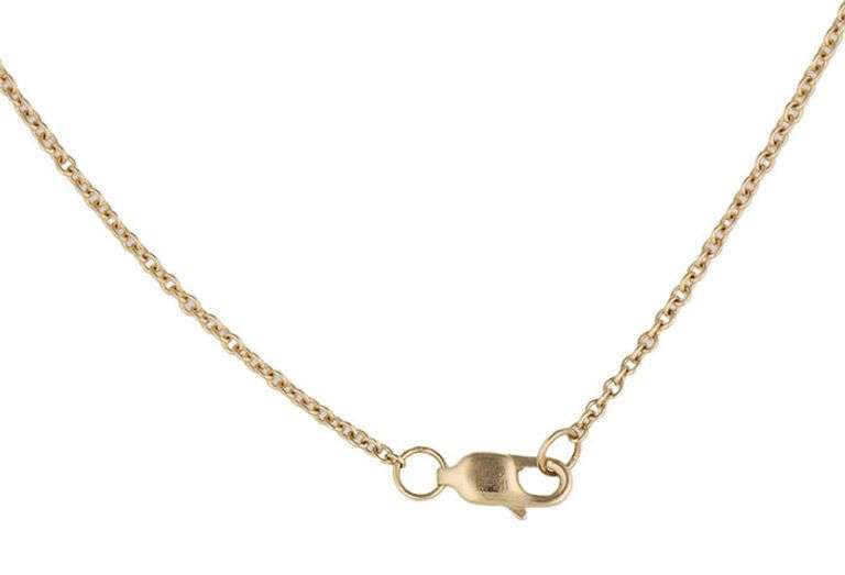 New 1.03ctw Round Diamond Bezel Set Triple Drop Station Necklace in 14K
