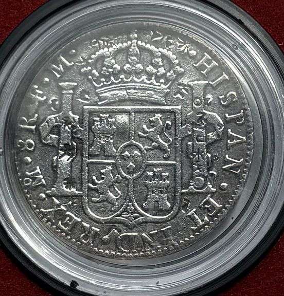 1792 Mexico City Counter Stamped 8 Reales