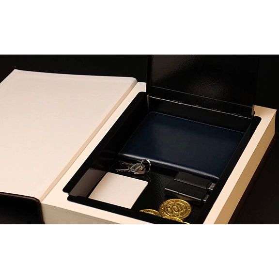 Hidden Book Safe with Combination Lock