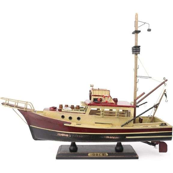 Jaws Orca Wooden Ship Model 15-Inch