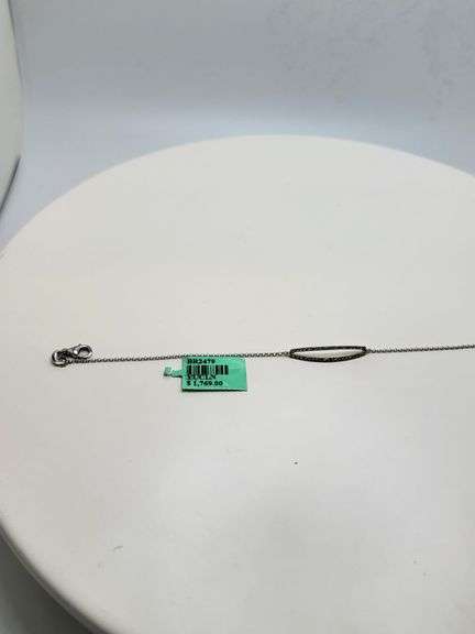 18K White Gold Diamond Bracelet