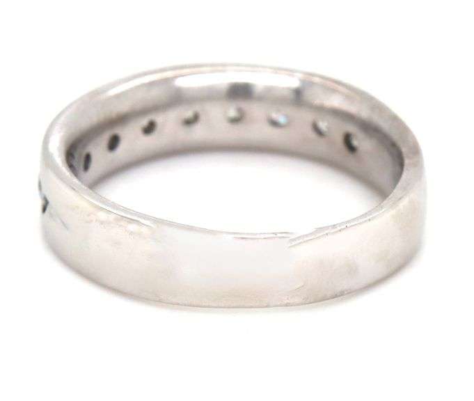 Platinum 1ctw channel set diamond band