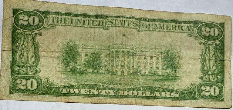 $20 Fed Reserve Bank Richmond Series 1929 Brown Seal National.