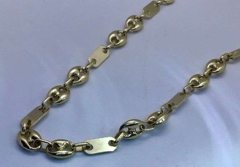 14K Yellow Gold Gucci Link Chain