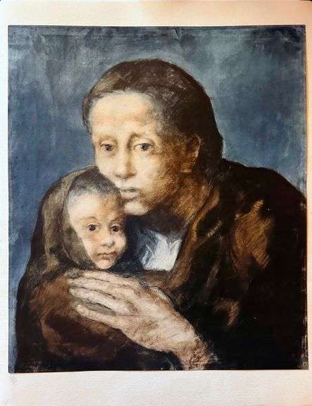 Magnificent collection of Picasso! Les Bleus de Barcelona Picasso, Sabartes. Au ent d'Arles 1963