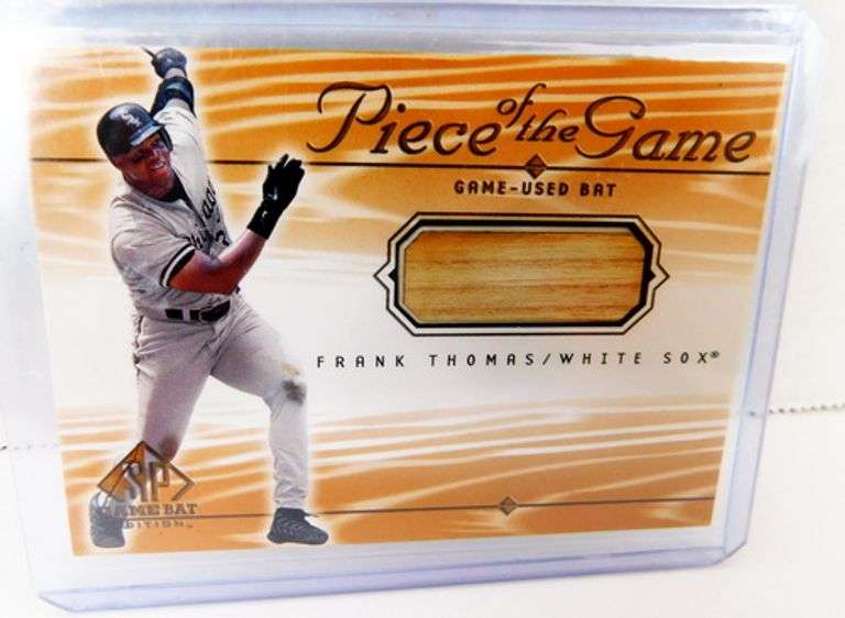 Frank Thomas 2000 Game Used Bat Baseball Card