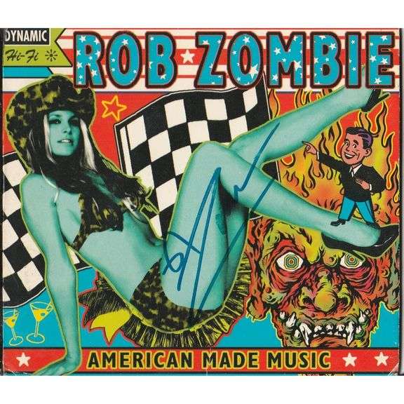 Rob Zombie Autographed "American Made" CD Authenticated