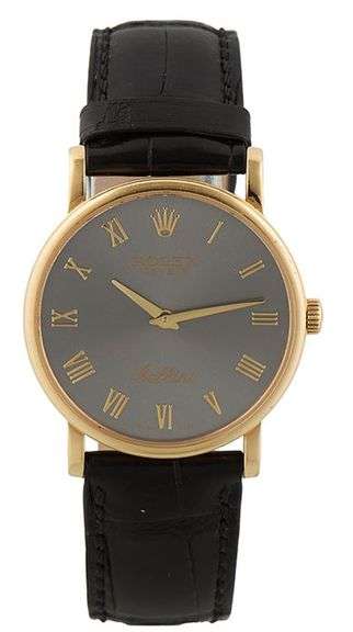 Rolex Cellini Classic 5115, 32mm, Grey Dial, 18K Men’s Watch