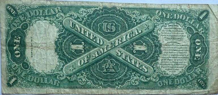 $1 Series of 1917 Columbus Landing US Note