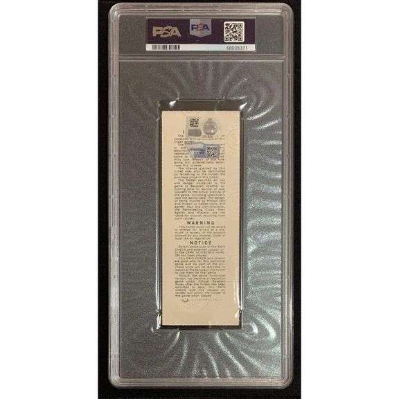 Johnny Bench Signed 1976 World Series Ticket