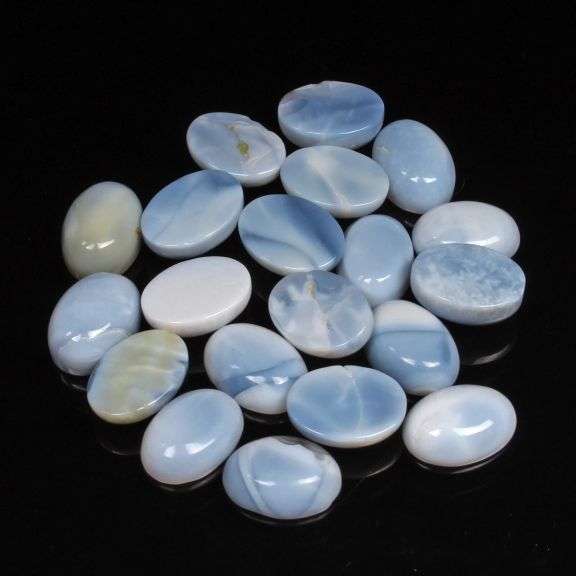 Substantial 97.10ct set of untreated Australian Blue Opals!