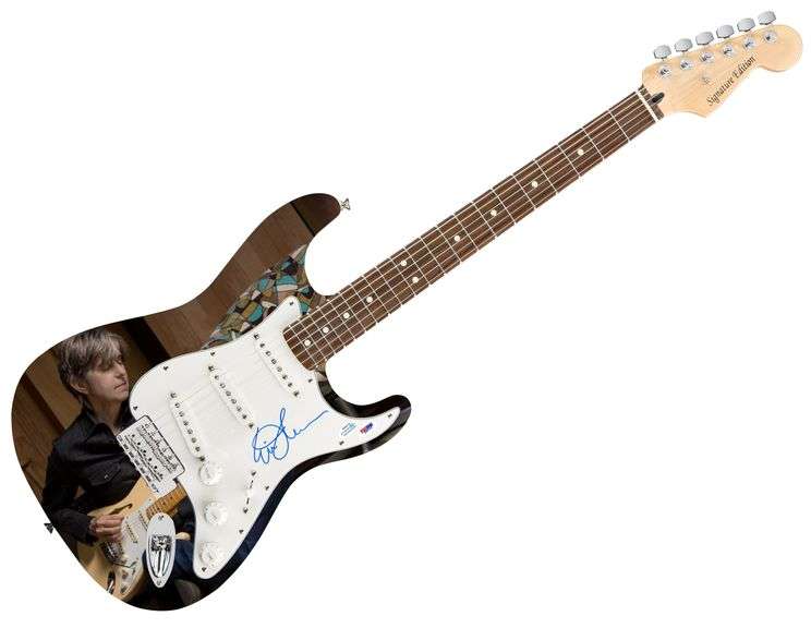 Eric Johnson Autographed Signed Photo Graphics Guitar ACOA