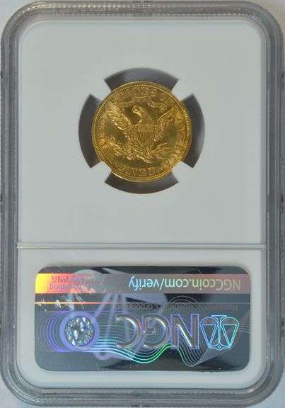 Ultra Choice BU 1904 $5 Liberty Gold Piece. NGC MS64