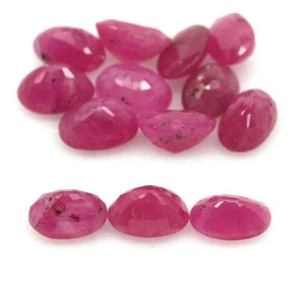 Rare heated only 9.83ct Ruby set from Madagascar