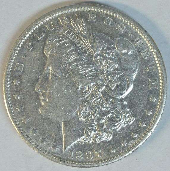 Real flashy Near Mint 1897-S Morgan Silver Dollar