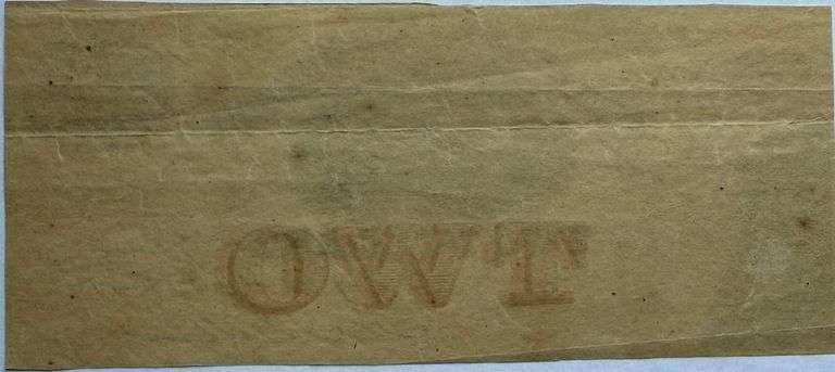 $2 State of Mississippi May 1 1864 Series Note.