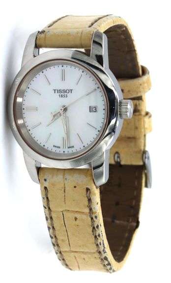 Tissot classic dream lady mother of pearl dial quartz watch