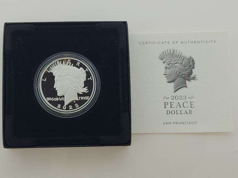 2023 S Proof Silver Peace Dollar, OGP