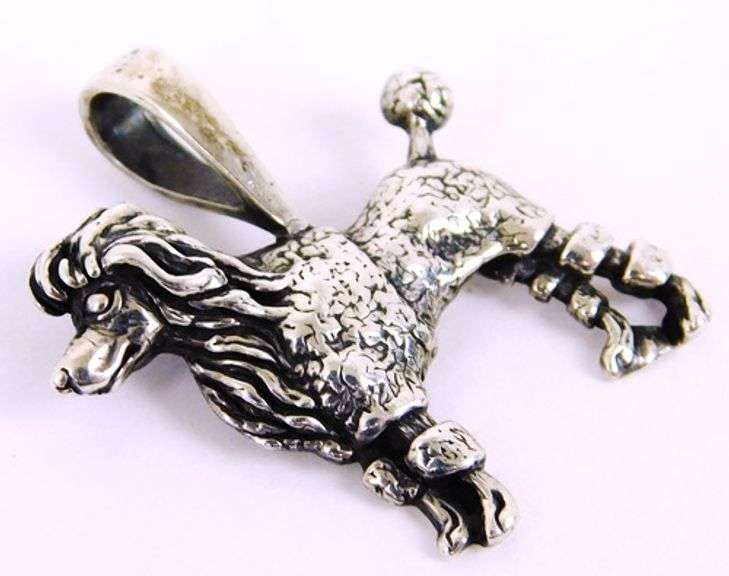 Kabana Sterling Poodle Pendant
