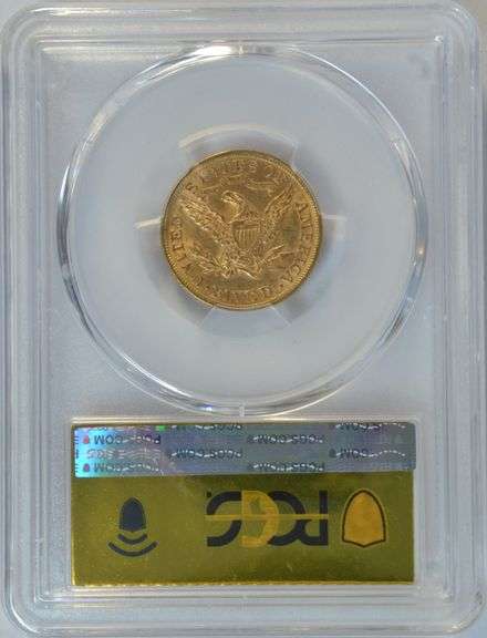 Special PCGS MS62+ Gold Label 1894 $5 Liberty Gold. Fairmont Collection