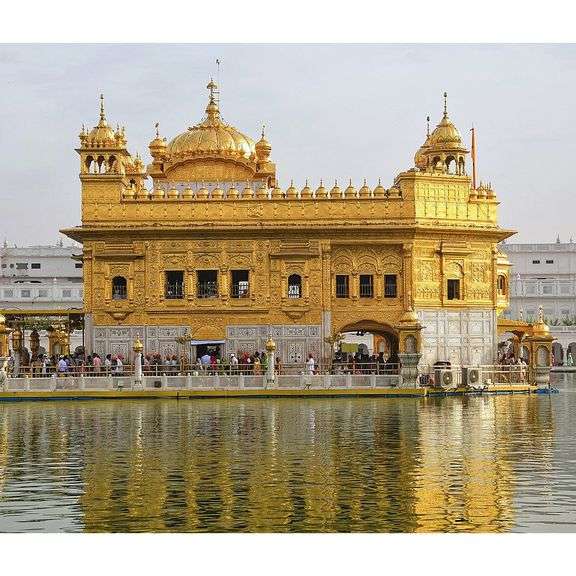 24K Golden Temple Model
