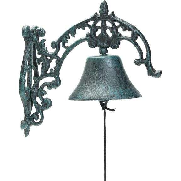 Rustic Cast Iron Farmhouse Dinner Bell