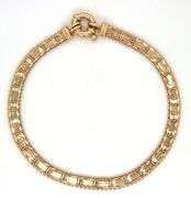 Popular 14K YG Riccio link Bracelet