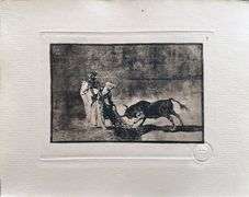 Investment! Goya collection, La Tauromauia -  Goya y Lucientes, portfolio with etchings Madrid, Cha