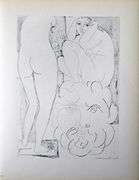 PABLO PICASSO, CROUCHING MODEL