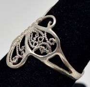 Butterfly Designed Sterling Silver Rng