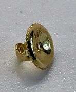 14K Yellow Gold Round Brilliant Cut Lab Diamond Cluster Earring