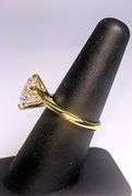 adies Sparkling Large 5 Ct Bright White Simulated Lab Diamond Solitaire Ring