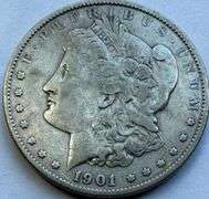1901 Circulated Morgan Dollar