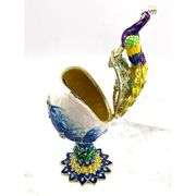 Imperial Peacock with Austrian Crystals & Bracelet Set