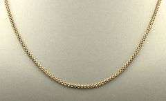 14kt Yellow gold box chain necklace