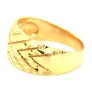 Flashy 18K YG Modern Ring