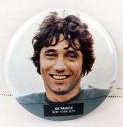 Joe Namath 1960's Large Pin Back