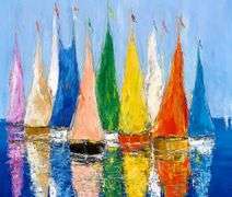Power Colors on Canvas by Duaiv Duaiv